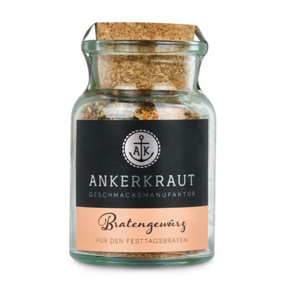 Ankerkraut Bratengewürz für den Festtagsbraten im Korkenglas 90g 