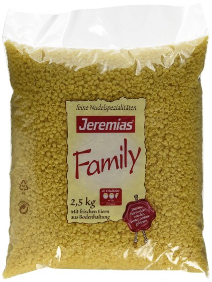 Jeremias Suppen Muscheln Family Nudeln mit frischen Eiern 2500g 