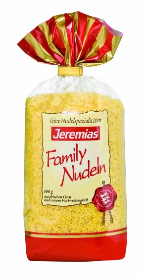 Jeremias Suppen Sterne Family Nudeln mit Frischei 500g 4er Pack 