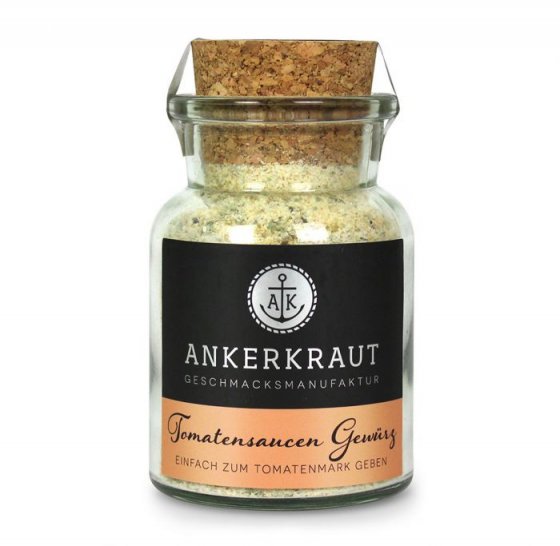 Ankerkraut Tomatensaucen Gewürz Gewürzmischung im Korkenglas 100g 