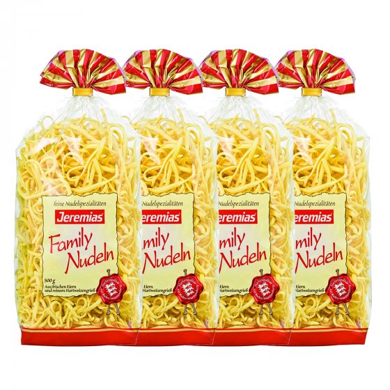 Jeremias Schwäbische Spätzle g.g.A. Family Nudeln 500g 4er Pack 