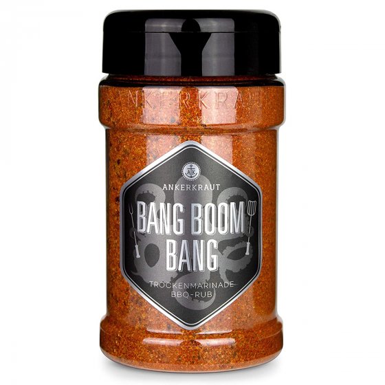 Ankerkraut Bang Boom Bang BBQ Rub Trockenmarinade für Fleisch 210g 