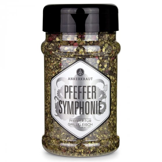 Ankerkraut Pfeffer Symphonie Pfeffer Mischung für Grillfleisch 160g 