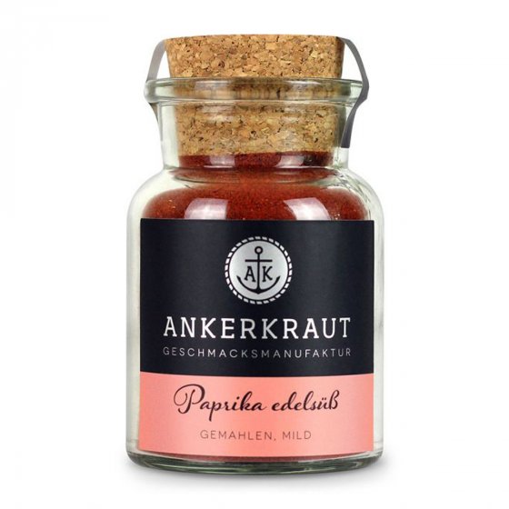 Ankerkraut Paprika edelsüß fein Gemahlen mild Korkenglas 70g 