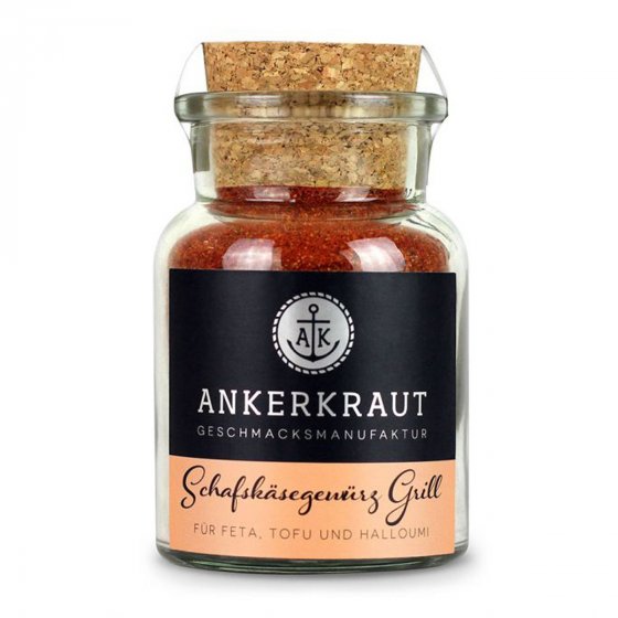 Ankerkraut Schafskäse Feta Tofu Grill Gewürz im Korkenglas 95g 