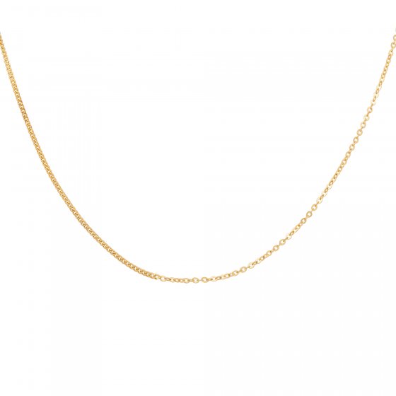 Halskette Silber 925 vergoldet Mixed Chains 45cm lang 