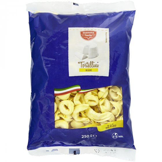 Mamma Lucia Tortellini mit geschmackvoller Käsefüllung trocken 250g 