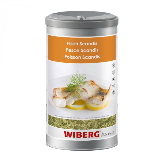 Wiberg Fisch Scandis Gewürzsalz fein abgestimmte Gewürzmischung 700g 