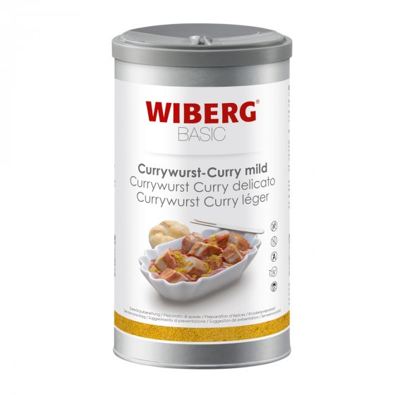 Wiberg Currywurst Curry mild spezielle Gewürzzubereitung 580g 