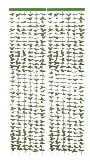 Blättervorhang Mod. Liane, dekorativer Türvorhang/Insektenschutz für Balkon 