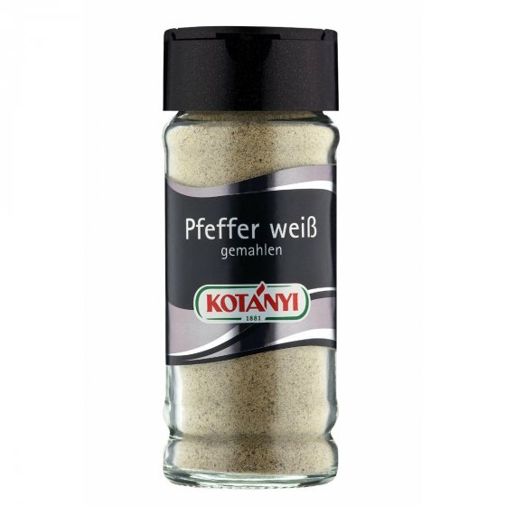 Kotanyi Pfeffer weiß gemahlen und getrocknet mit intensivem Aroma 39g 