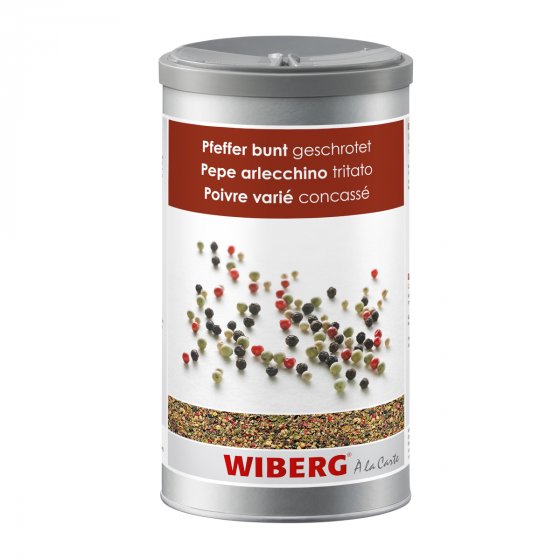 Wiberg Pfeffer bunt geschrotet eine aromatische Mischung 580g 