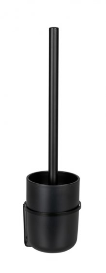 Turbo-Loc® WC-Garnitur Mod. Carpino Schwarz, Befestigen ohne Bohren 