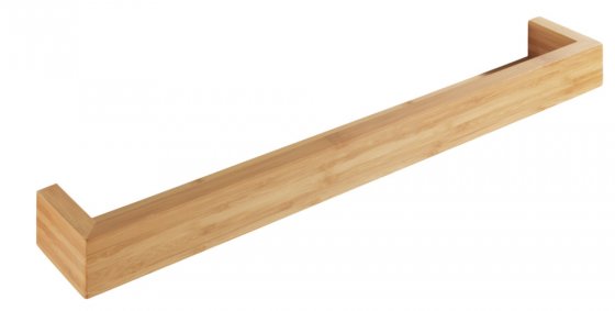Wandregal Mod. Bambusa aus Bambus, 60 cm, inklusive Befestigungsmaterial 