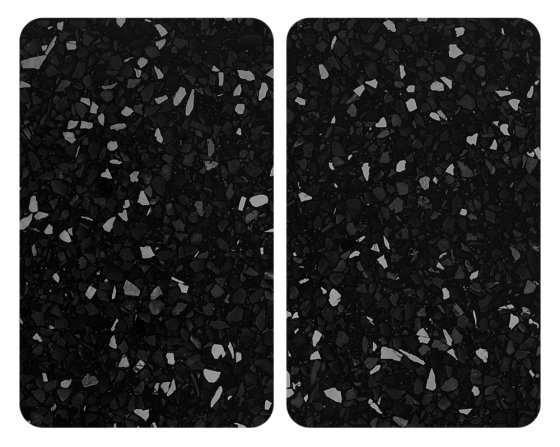 Herdabdeckplatten Universal Terrazzo 2er Set, für alle Herdarten
