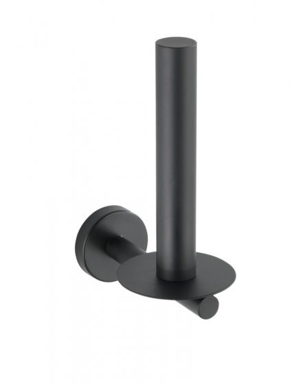 Toilettenpapier-Ersatzrollenhalter Mod. Bosio Black, rostfrei 