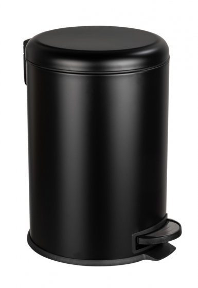 Treteimer Mod. Leman Easy Close Schwarz 20 L, mit herausnehmbarem Einsatz