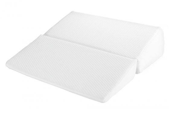 Visco Bett-Keilkissen, faltbar, druckentlastendes Stützkissen mit Viscoschaum 