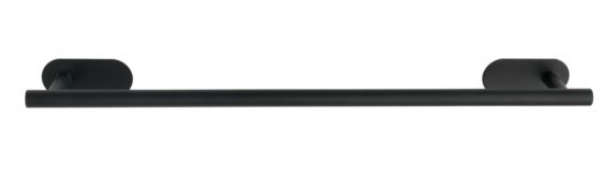 Turbo-Loc® Badetuchstange Mod. Orea Uno Black Matt, 60 cm, Befestigen ohne bohren 