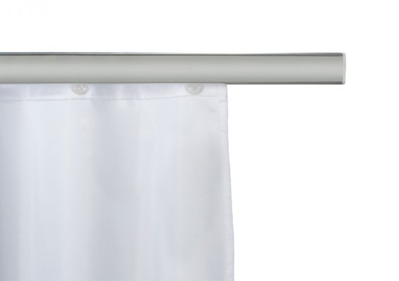 Teleskop-Duschschiene Mod. Era Chrom 75-125 cm, für Duschvorhänge 
