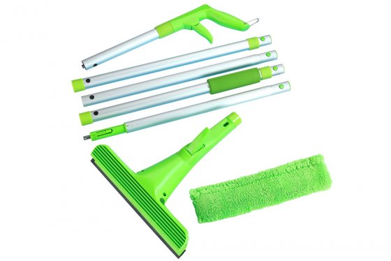 Sprüh-Fensterwischer Mod. Maxi extra lang, Arbeitshöhe bis 420 cm 