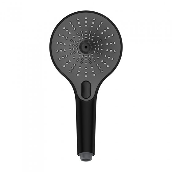 Duschkopf Mod. Ultimate Shower Schwarz/Grau, Ø 13 cm 