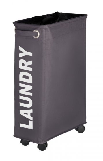 Wäschesammler Mod. Corno Grau, Wäschekorb, 43 l 