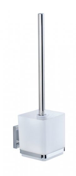Vacuum-Loc® WC-Garnitur Mod. Quadro Edelstahl, Befestigen ohne bohren