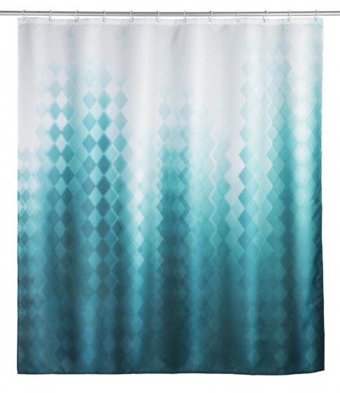 Duschvorhang Mod. Tullin, Textil (Polyester), 180 x 200 cm, waschbar 