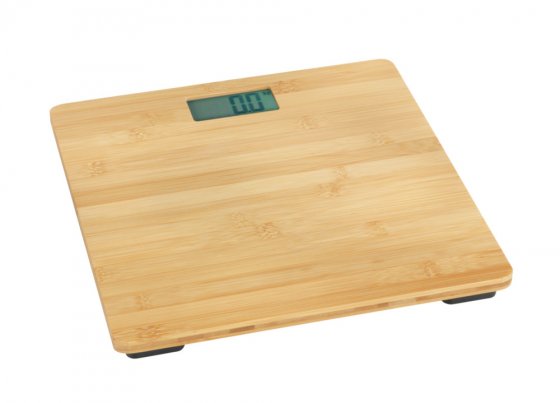 Personenwaage Mod. Bambusa aus Bambus, digitale Körperwaage bis 180 kg