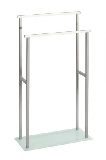 Handtuchbutler Mod. Debar Edelstahl, mit 2 Handtuchstangen