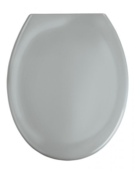 Premium WC-Sitz Mod. Ottana Hellgrau, aus antibakteriellem Duroplast