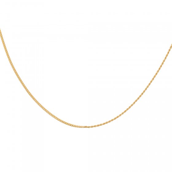 Halskette Silber 925 vergoldet Mixed Chains 40cm lang 