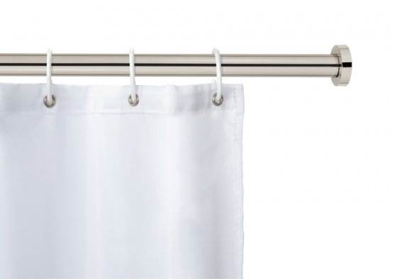 Teleskop-Duschstange Mod. Luz 110 - 185 cm, Chrom, ausziehbar, aus rostfreiem Edelstahl 