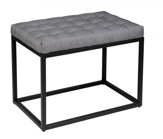 Bank mit Polster Mod. Amandola, 59 x 45,5 x 39 cm, belastbar bis zu 120 kg 