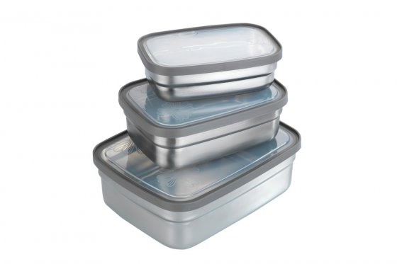 Lunchboxen Edelstahl, 6-teilig, Brotdosen 
