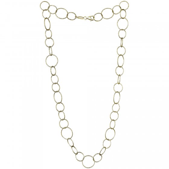Kette 925/- Sterling Silber vergoldet  80 cm 