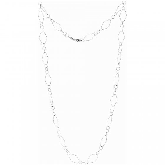 Kette 925/- Sterling Silber rhodiniert  80 cm 