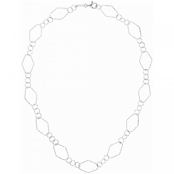 Kette 925/- Sterling Silber rhodiniert  50 cm 