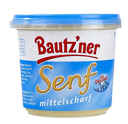 Bautzner Senf mittelscharf cremig wuerzig im Vorratspack 20x200ml 