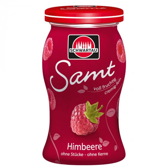 Schwartau Himbeere Samt Frühstück Fruchtaufstrich Streichzart 270g 
