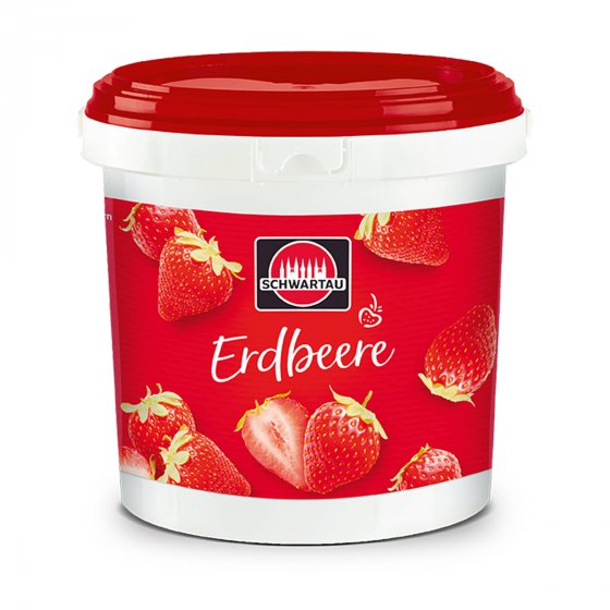 Schwartau Eimer Konfitüre Erdbeere Aufstrich im Gastro Pack 2900g 