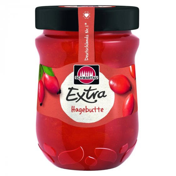 Schwartau Extra Hagebutte Frühstück Fruchtaufstrich vegan 340g 