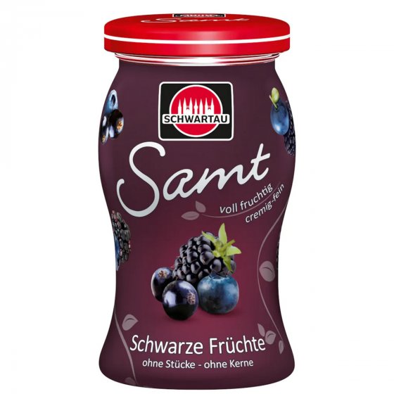 Schwartau Samt Schwarze Früchte cremig feiner Fruchtaufstrich 270g 
