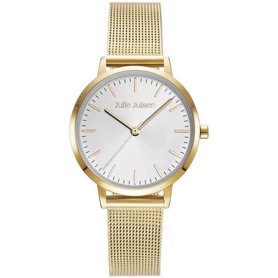 Damenuhr Edelstahl goldfarben Basic Line 