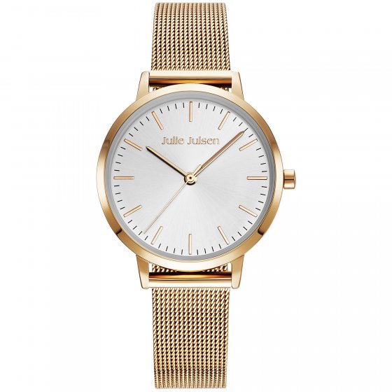 Damenuhr Edelstahl roséfarben Basic Line 