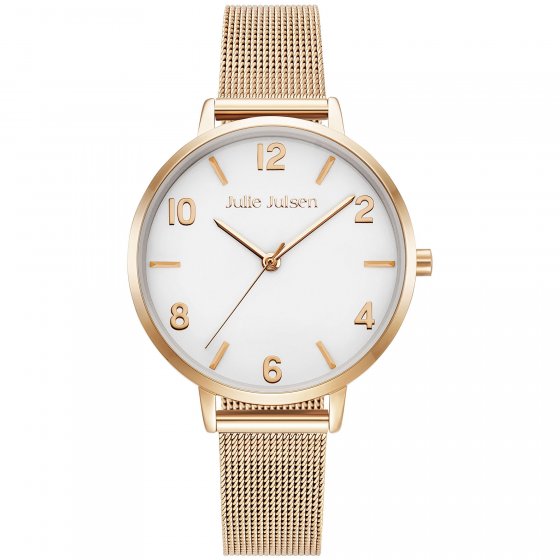 Damenuhr Edelstahl roséfarben Basic rosé 