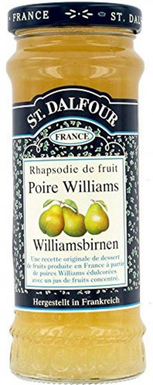 St. Dalfour Williamsbirnen köstlicher Fruchtaufstrich Konfitüre 280g 