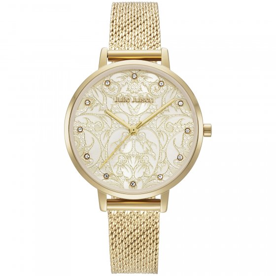 Damenuhr Edelstahl goldfarben Garden gold 