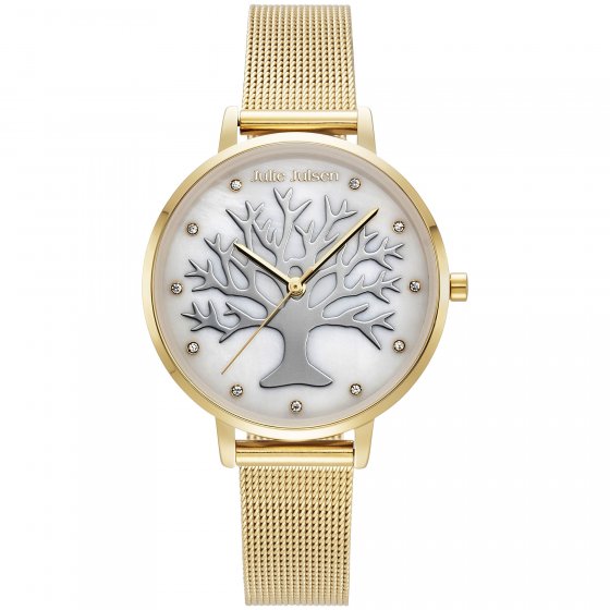 Damenuhr Edelstahl goldfarben Poems of Life gold 